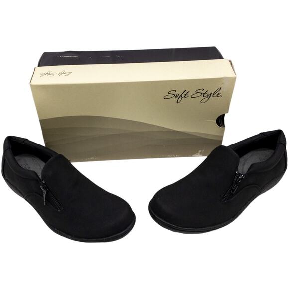 Soft Style by Hush Puppies Women's Black Joella Loafer Flats 6.5 - Picture 1 of 12